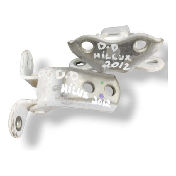 Par Dobradiças Porta Dianteira Direita Toyota Hilux 2012