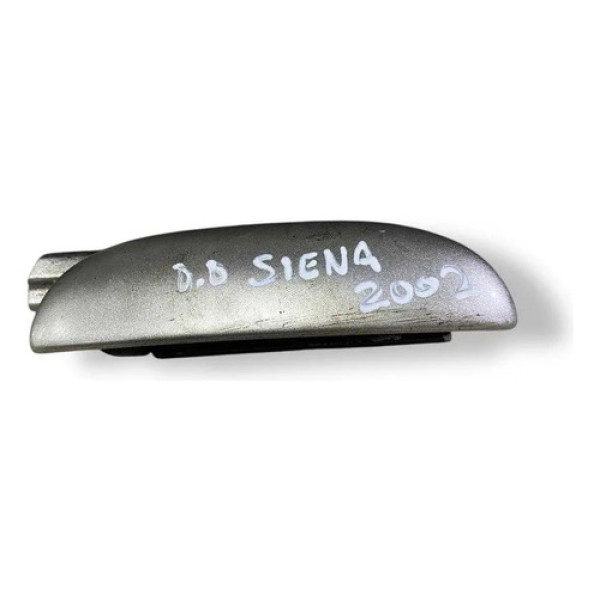 Maçaneta Externa Dianteira Direita Fiat Siena 2002 A 2005 Prateado Dianteira