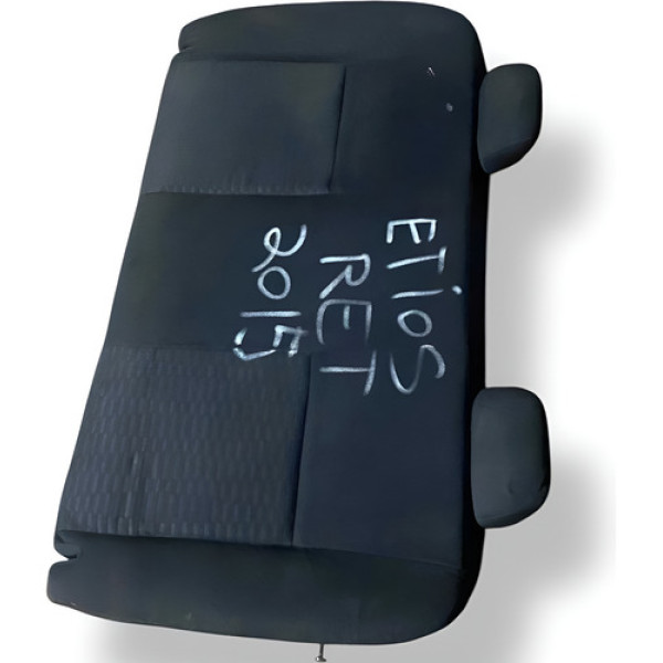 Encosto Banco Traseiro Toyota Etios Hatch  2015 2016 2017 - Preto