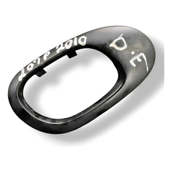 Moldura Maçaneta Int Diant Esq 207 Passion 2010 962840507705 - Preto - Dianteira