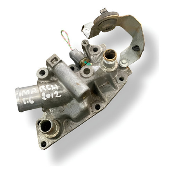 Carcaça Válvula Termostática Nissan March 1.6 2012 2013 2014