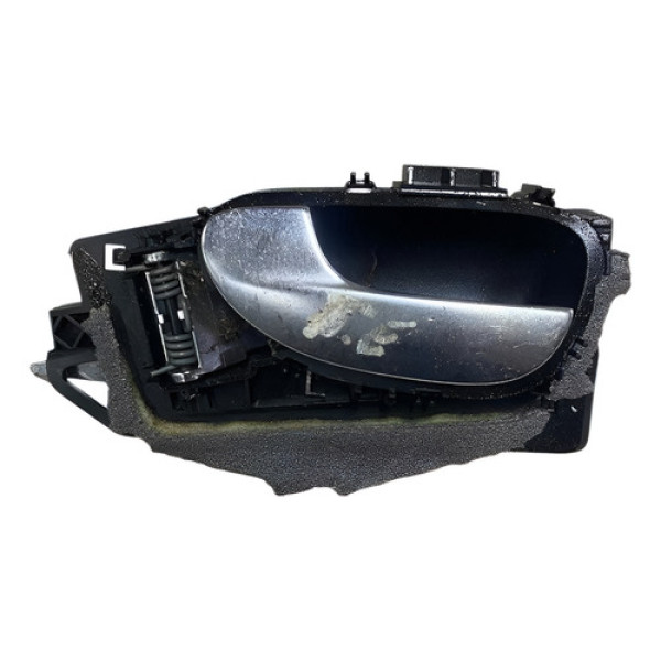 Maçaneta Interna Traseira Esquerda 307 Sw 2006/07 9643604577 Prateado