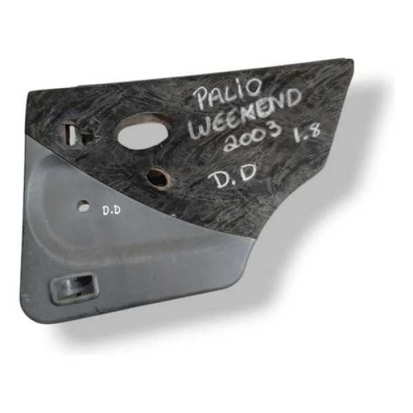 Forro Porta Dianteira Direita Palio Weekend 2003 Detalhe Verde-escuro