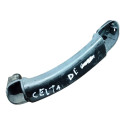 Puxador Porta Dianteira Esquerda Chevrolet Celta 2007 2008 Prateado