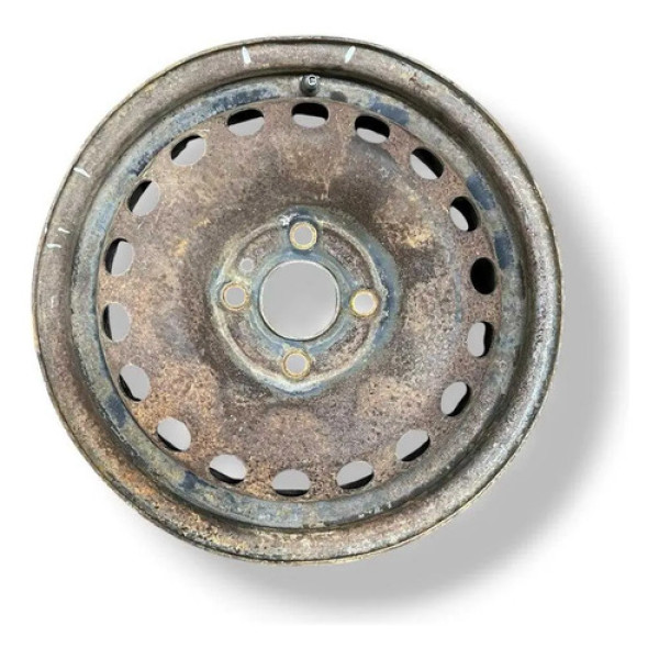 Roda Avulsa Ferro Aro 14 Volkswagen Gol Voyage Polo Santana Preto