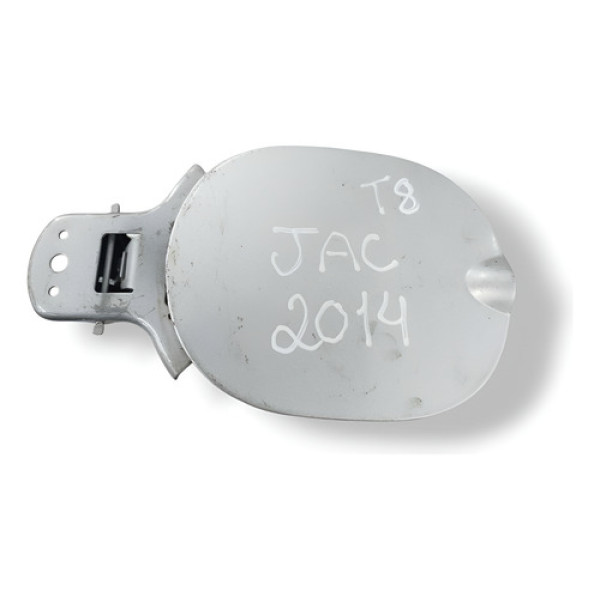 Portinhola Tampa Tanque Combustivel Jac  T8 2014 2015 Prateado