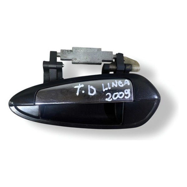 Maçaneta Externa  Traseira Esquerdo Linea 2009 D200735429821 Prateado Traseira