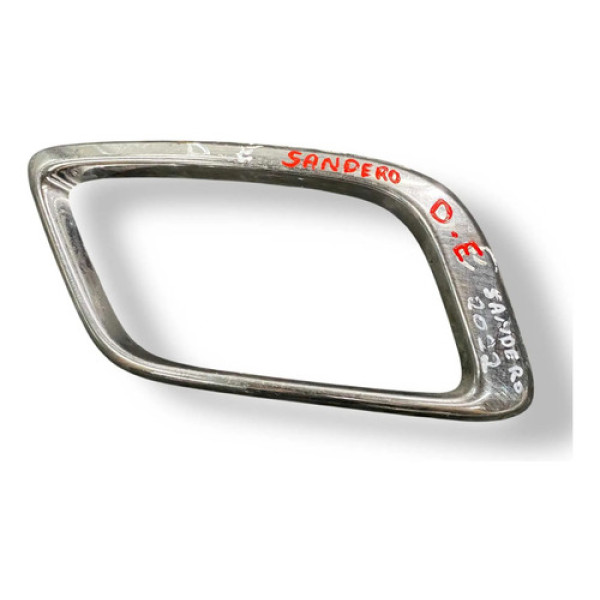 Moldura Farol Milha Esquerdo Renault Sandero 2021 261a35139r Cinza Esquerdo