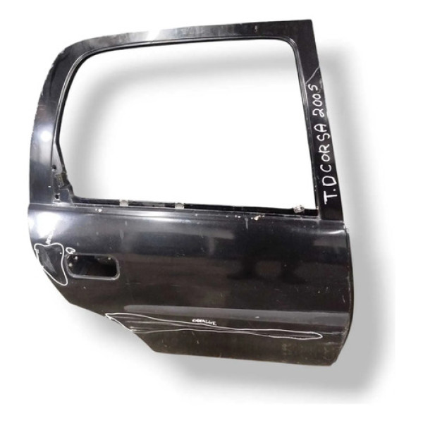 Porta Traseira Direita Chevrolet Corsa 2005 (com Detalhe) Traseira Direita Preto