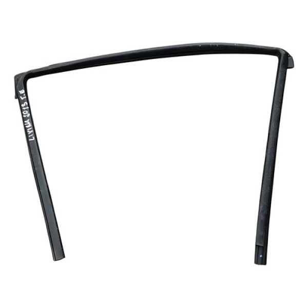 Borracha Caneleta Vidro Traseira Esquerda Nissan Livina 2013 - Preto