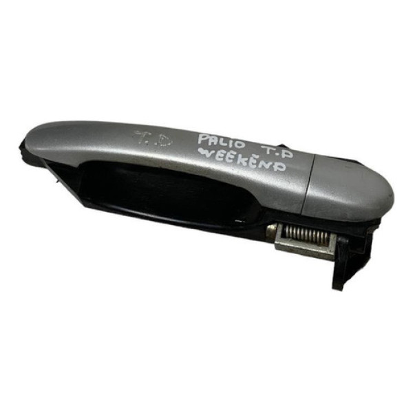 Maçaneta Externa Traseira Direita Palio Weekend 2009 Preta Traseira