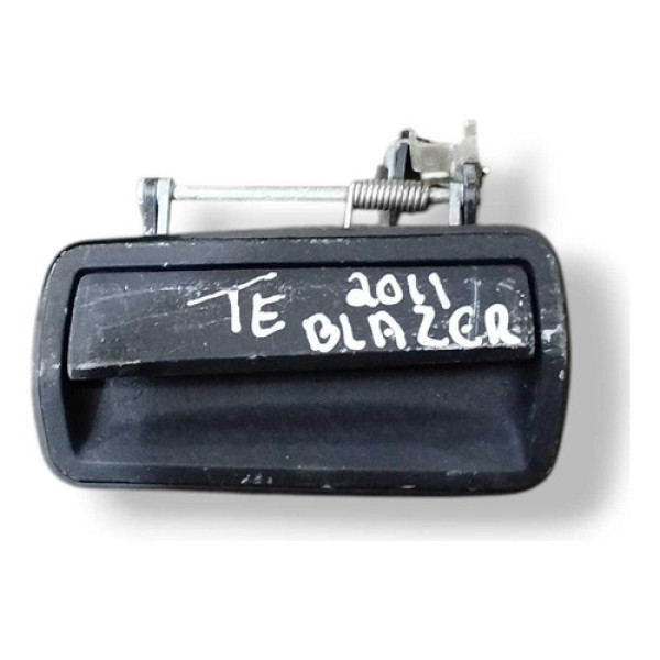 Maçaneta Externa Traseira Esquerda Chevrolet Blazer 2010 Preto Traseira