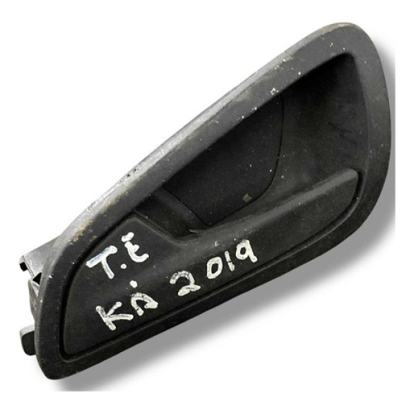 Maçaneta Interna Traseira Esquerda Ford Ka 2019 E385a22601 Preto Traseira