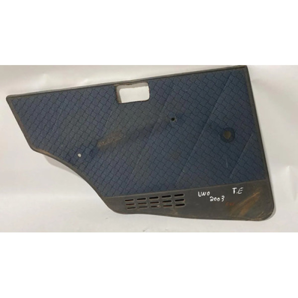 Forro De Porta Traseiro Esquerdo Fiat Uno Fire 2003 Azul-escuro