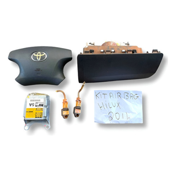 Kit Air Bag Toyota Hilux Sw4 2006, 2007, 2008, 2009 A  2011 Preto