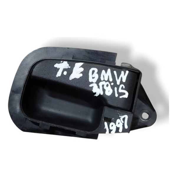 Maçaneta Interna Traseira Esquerd Bmw 318is 1997 51221960829 Prateado Traseira