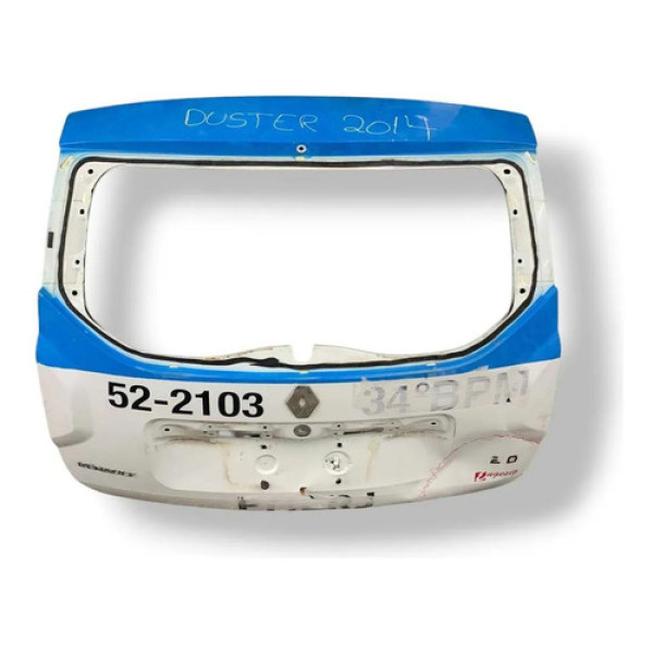 Tampa Traseira Porta Malas Renault Duster 2012/2014 Detalhe Branco