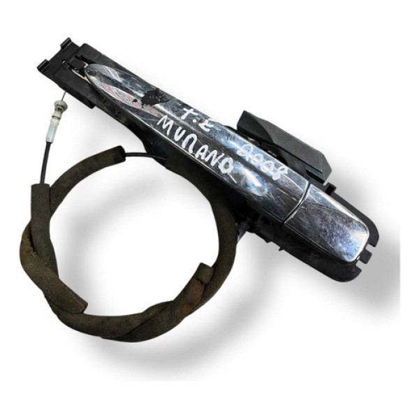 Maçaneta Externa Traseira Esquerda Nissan Murano 3.5 V6 2008 Prateado Traseira