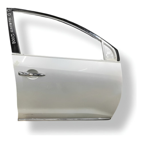 Porta Dianteira Direita Nissan Murano 3.5 V6 2008 2009 Direita Prateado Dianteira