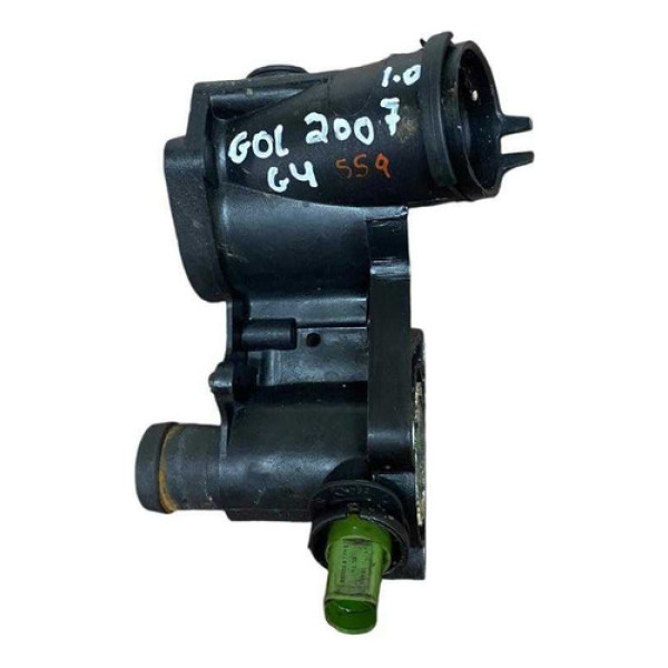 Carcaça Da Válvula Termostática Vw Gol G4 1.0 2007 Pa66gf30