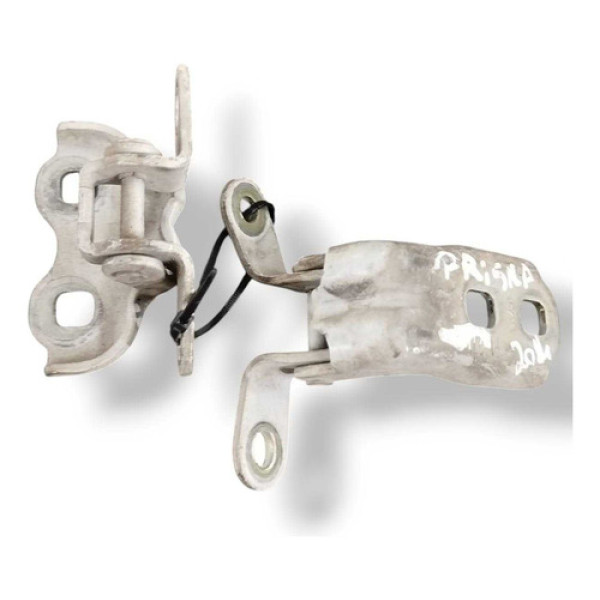 Par Dobradiças Porta Dianteira Esquerda Gm Prisma 2014 2015