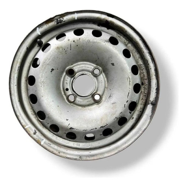 Roda Ferro Avulsa Volkswagen Aro 14 Polo Gol Golf Santana Prateado