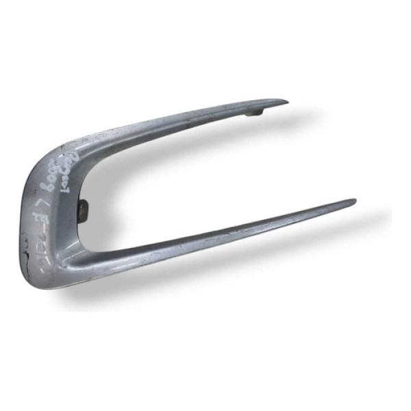 Moldura Farol Milha Lado Esquerdo Peugeot 208 2016 2017 Prateado Esquerdo