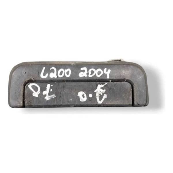 Maçaneta Externa Dianteira Esquerda Mitsubishi L200 2004 Preto Dianteira