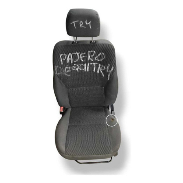 Banco Dianteiro Esquerdo Mitsubishi Pajero Tr4 Detalhe 2011 Preto