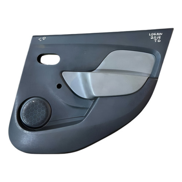 Forro Porta Traseiro Direito Renault Sandero 2009 2010 Preto