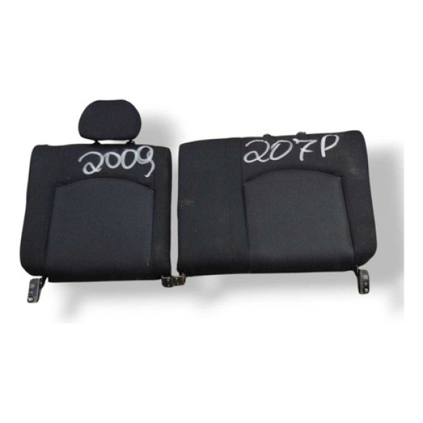 Encosto Banco Traseiro Peugeot 207 Passion 2009 2010 2011 Preto
