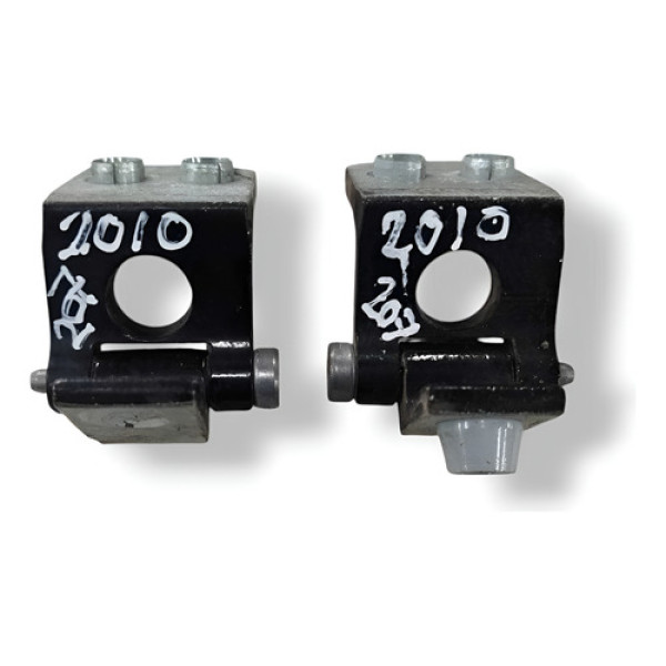 Par Dobradiças Porta Dianteira Esquerda Peugeot 207 2010