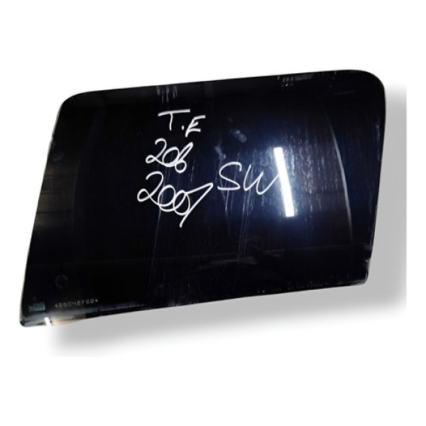 Vidro Porta Traseiro Esquerdo Peugeot 206 Sw 2007 2008 2009