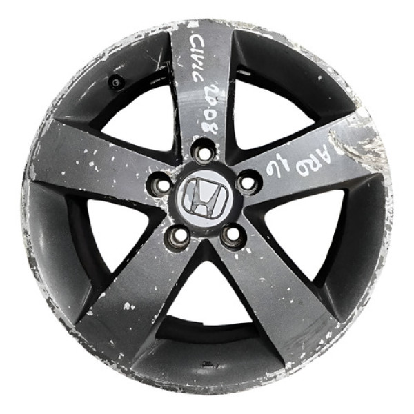 Roda Avulsa Liga Aro 16 Honda Honda Civic Lxs 1.8 2008 - Cinza