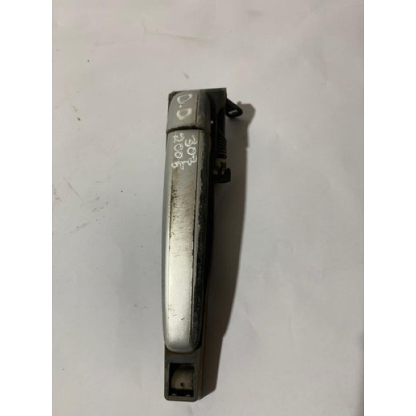 Maçaneta Externa Dianteira Direita Peugeot 307 2006 - Preto - Dianteira