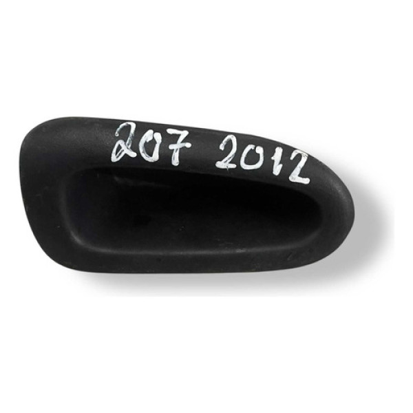Puxador Porta Traseira Direita Peugeot 207 2012 9631696777 Preto Traseira