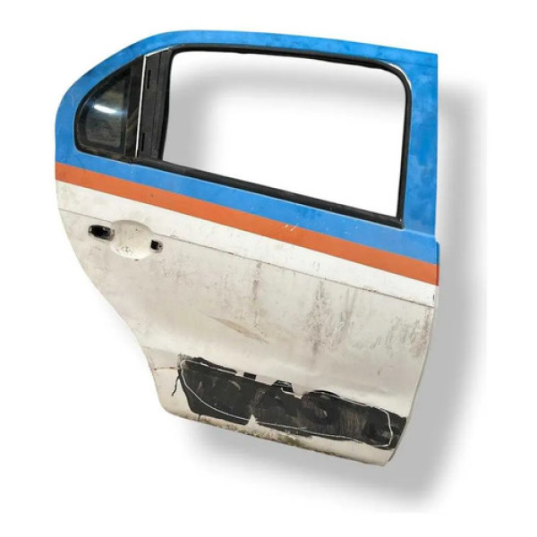 Porta Traseira Direita Original Voyage 2014 A 2016 C/detalhe Traseira Direita Branco