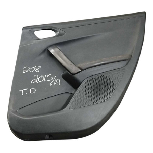 Forro Porta Traseira Direita Peugeot 208 2016 20179801305477