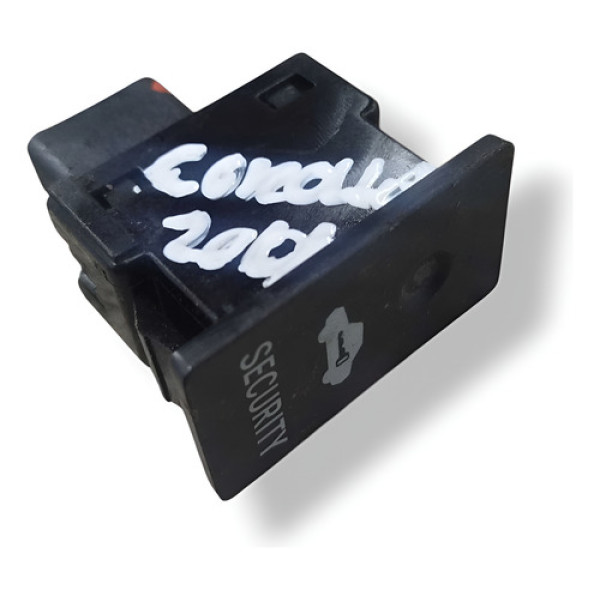 Botão Alarme Security Toyota Corolla 2004 2005 2006 489082 - Preto