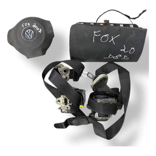 Kit Air Bag Volkswagen Fox 1.0 2007 2008 2009 2010 2011 2012 Preto
