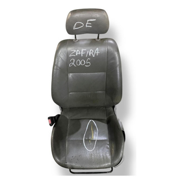 Banco Dianteiro Esquerdo Chevrolet Zafira 2005 Detalhe Cinza