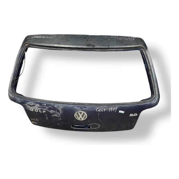 Tampa Traseira Vw Golf 1999 2000 2001 2002 2003 Detalhe Azul-celeste