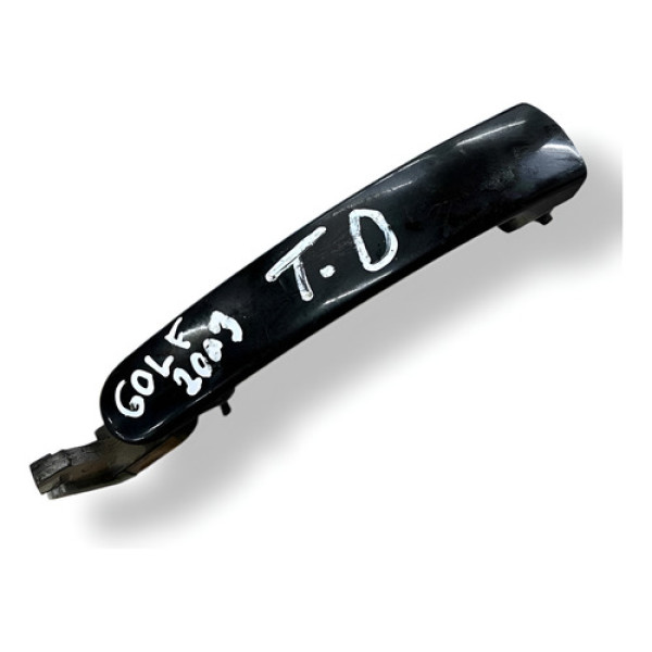 Maçaneta Externa Traseira Direita Golf 1.6 2003  3b0837207 Preto Traseira