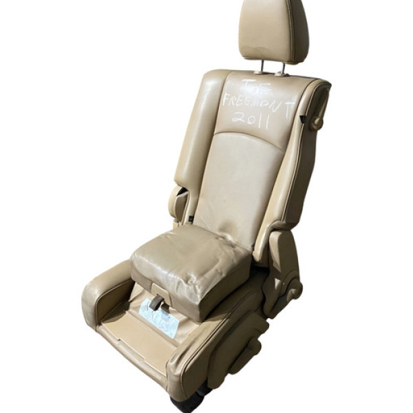 Banco Traseiro Esquerdo Fiat Freemont 7 Lugares 2011 2012 Bege