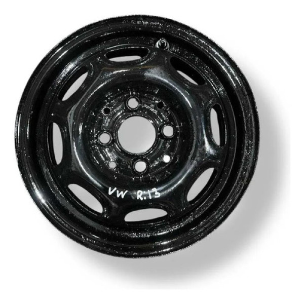 Roda Ferro Avulsa Aro 13 Volkswagen Gol 2000/2001/2002/2003 Preto