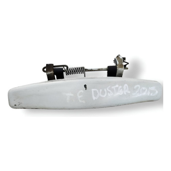 Maçaneta Externa Traseira Esquerda Duster 2015 806068948r  Branco Traseira