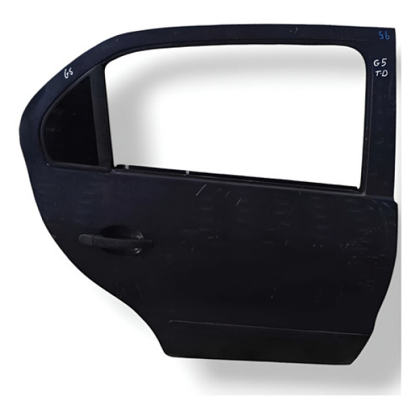 Porta Traseira Direita Sem Vidro Volkswagen Gol G5 G6 2011 Esquerdo Preto