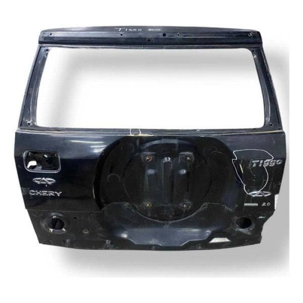 Tampa Traseira Porta Malas Chery Tiggo 2 2.4 2010/11 Detalhe Preto