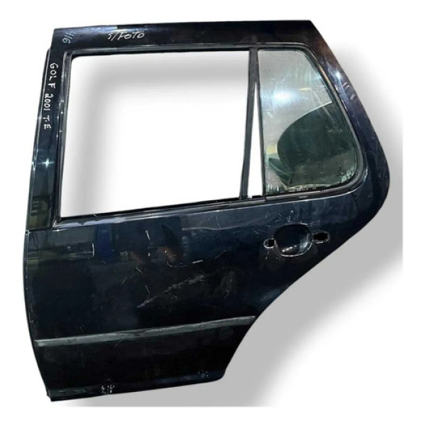 Porta Traseira Esquerda Volkswagen Golf 1999 2000 A 2008 Traseira Esquerda Preto