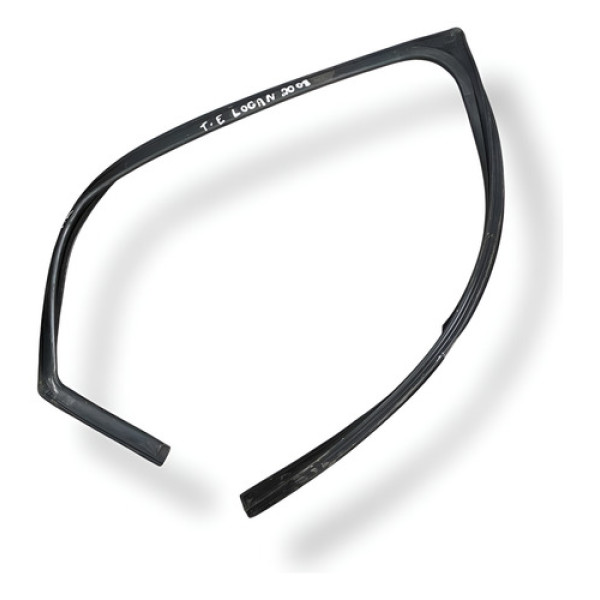 Borracha Canaleta Vidro Traseiro Esquerdo Renault Logan 2008 Cinza